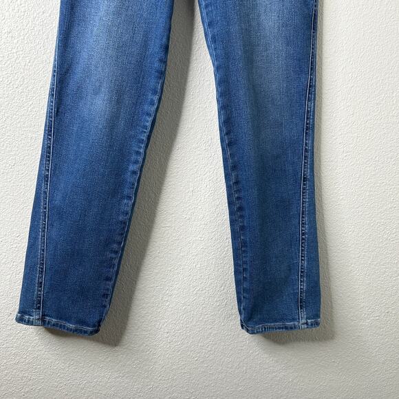 FRAME Le Sylvie Crop High-Rise Slim Straight Jeans Women’s Size 28 - Picture 4 of 13